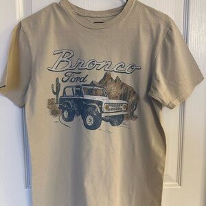 Ford Bronco Tan Short Sleeve Tee